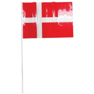 Dannebrogen Plastflagga På Pinne