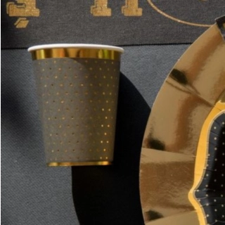 Prickiga Pappmuggar Guld/Svart