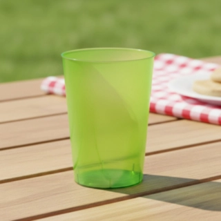 Plastglas Äppelgrön