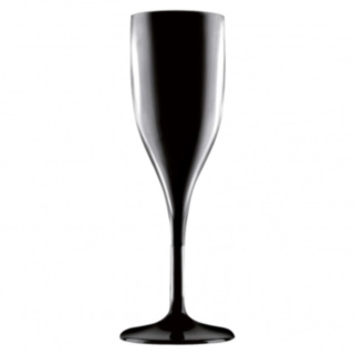 Premium Plast Champagneglas Svart