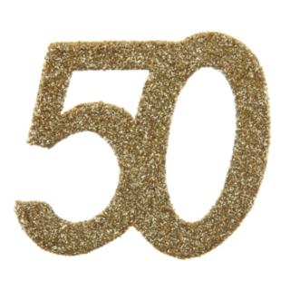 50 År Bordsdekoration Guld