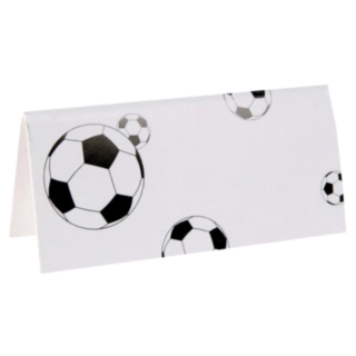 Fotboll Placeringskort Vit