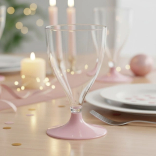 Återanvändbara Vinglas Rosa