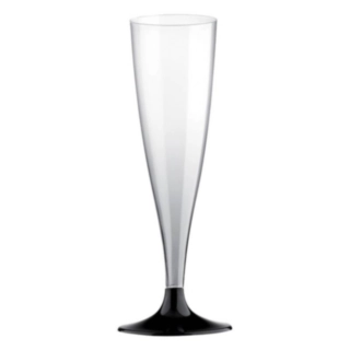 Tunna Champagneglas Svart