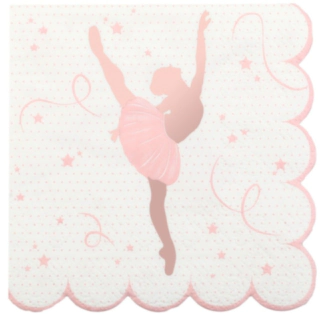 Ballerina Servetter Roséguld