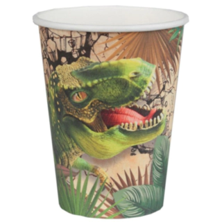 T-Rex Dinosaurie Pappmugg