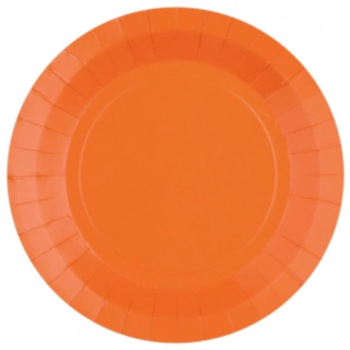 Papptallrikar Orange