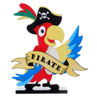 Pirat Papegoja Bordsfigur