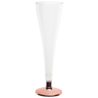Flöjt Tunna Champagneglas Roséguld