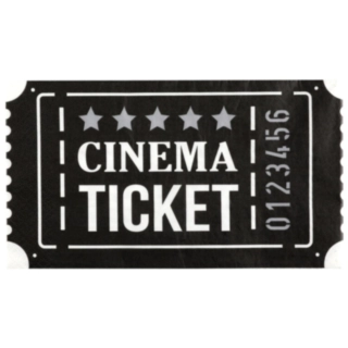 Cinema Biljett Servetter