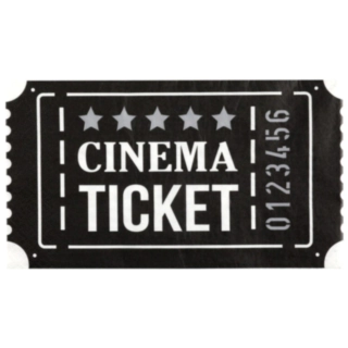 Cinema Biljett Servetter