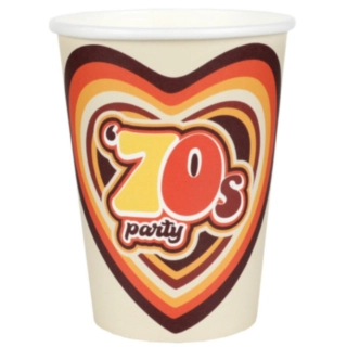 70-tal Retro Pappmuggar