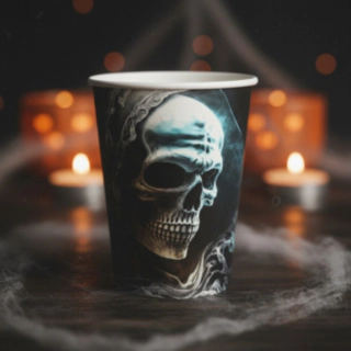 Horror Skelett Pappersmuggar