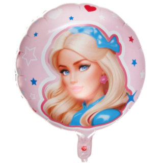 Girly Folieballong Ljusrosa