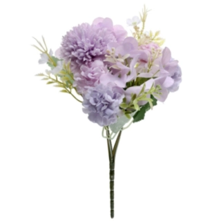 Konstgjord Krysantemum Blombukett Lila