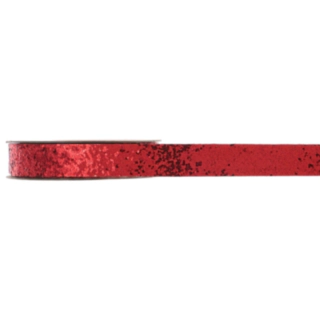 Glitterband Röd