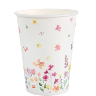 Vårblommor Pappersmuggar