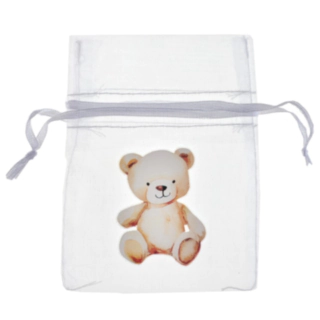 Little Teddy Organzapåsar Elfenben