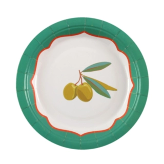 Dolce Vita Papperstallrikar Celadon