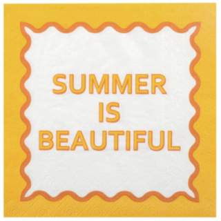 Summer Vibes Servetter Gul