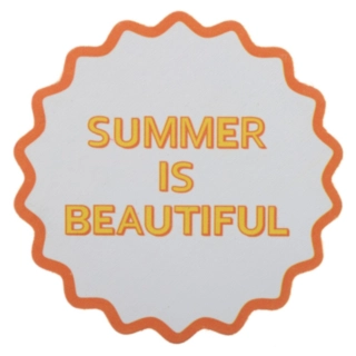 Summer Vibes Glasunderlägg
