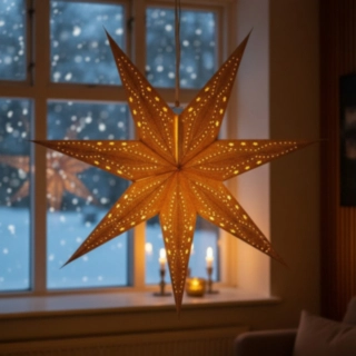 Glimmer LED Julstjärna