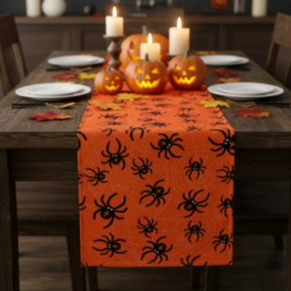 Halloween Spindel Bordslöpare