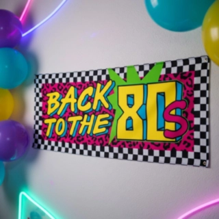 80-tals Pop Banner