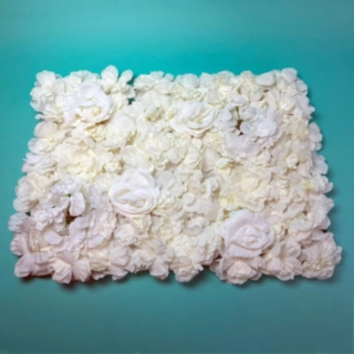 Blomsterpanel Vit