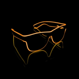 LED Wayfarer Glasögon Orange