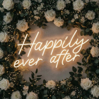 Happily Ever After Neonskylt