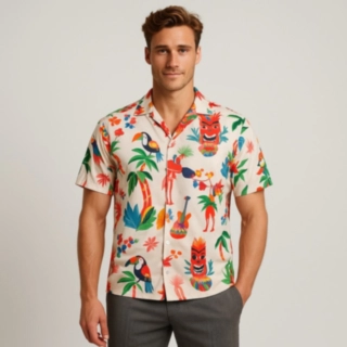 Tiki Hawaiiskjorta
