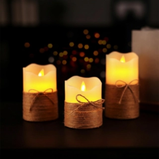 LED Jute Ljus