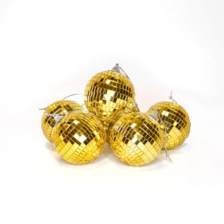 Discokulor Guld 8 cm