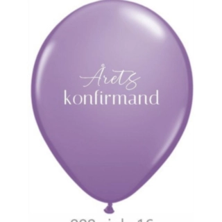 Årets Konfirmand Ballonger Lila