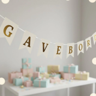 Gåvobord Girlang