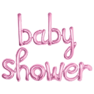 Babyshower Folieballonger Rosa