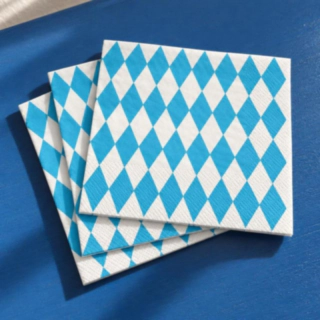 Oktoberfest Servetter Rutiga