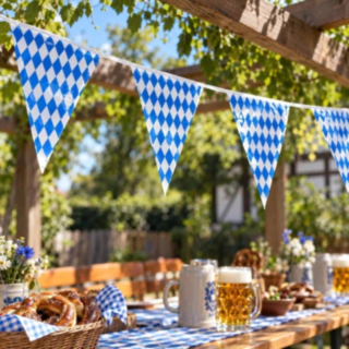 Oktoberfest Vimpelgirlang Rutig