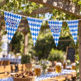 Oktoberfest Vimpelgirlang Traditionell