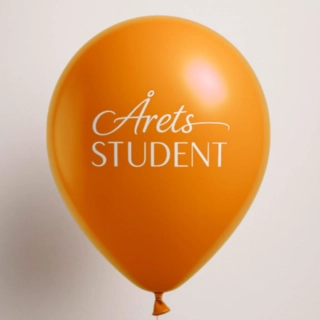 Årets Student Ballonger Metallisk Orange