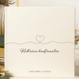 Personlig Konfirmationsbok Heartline
