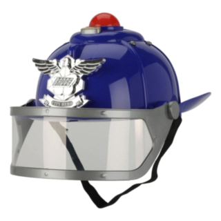 Polis Barnhjälm Med Ljus & Ljud