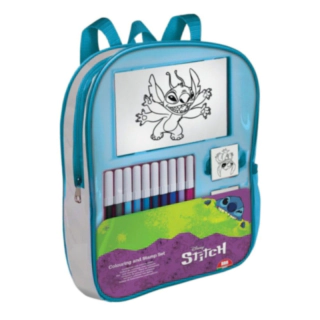 Stitch® Färg- & Stämpelset Ryggsäck Blå