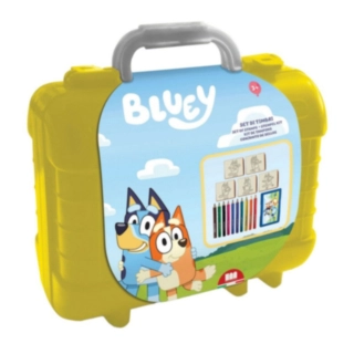 Bluey® Stämpel- och Färgset Väska Gul