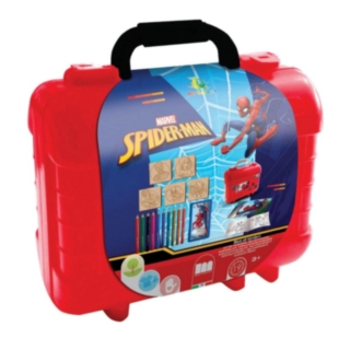 Spiderman® Stämpelset Resväska Röd