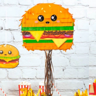 Salty Junkfood Burger Piñata
