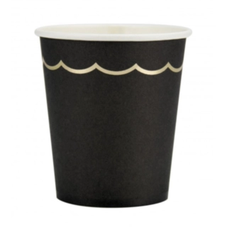 Pappmugg Guld/Svart