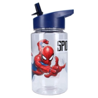Spiderman® Vattenflaska Med Sugrör