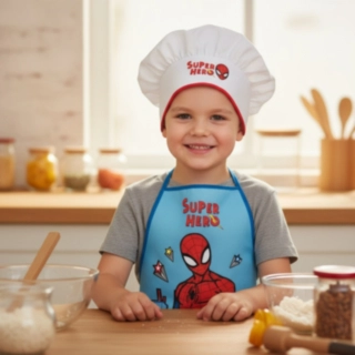 Spider-Man® Förkläde & Hatt